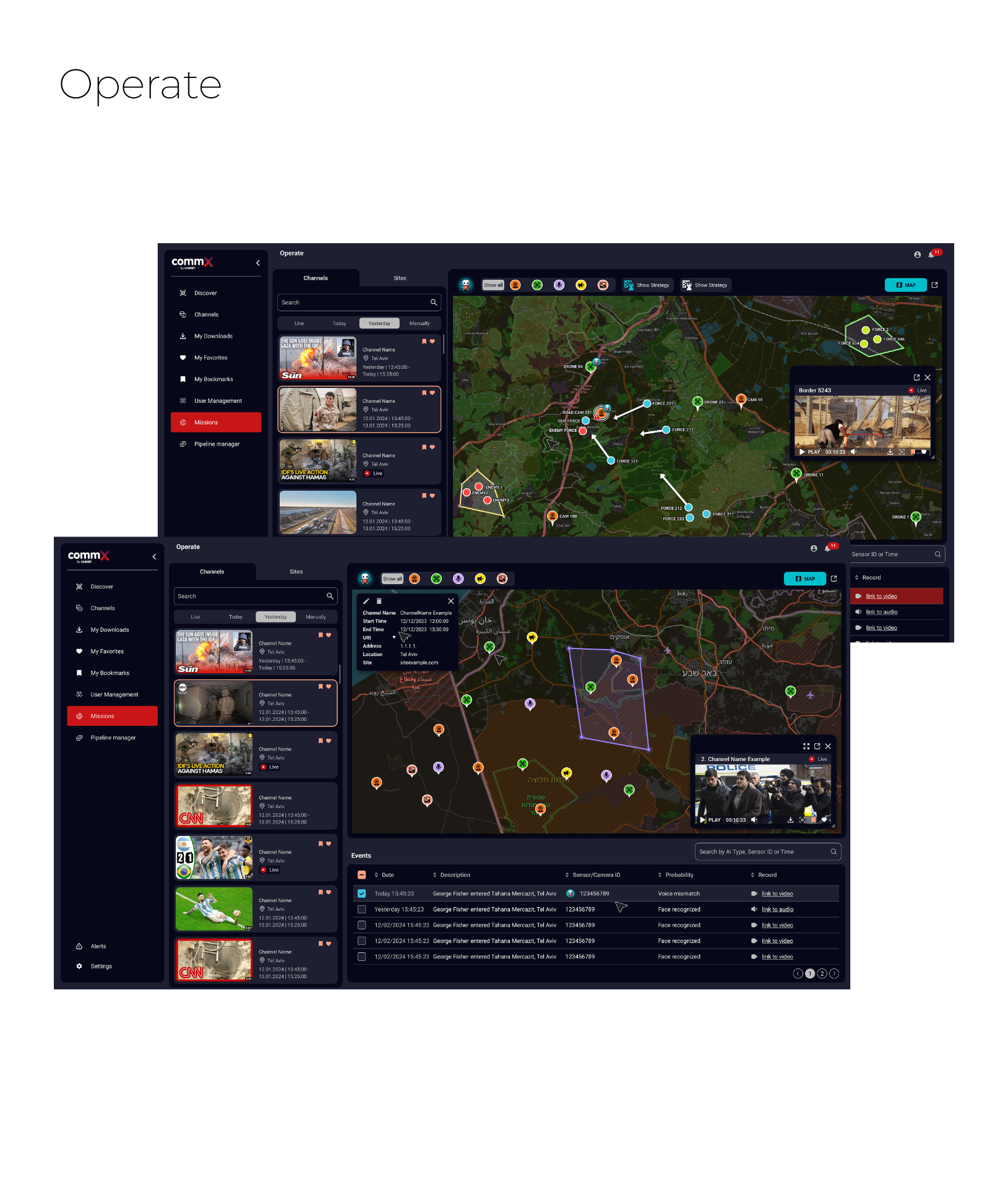 CommX — Unified Product Ecosystem mockup 2