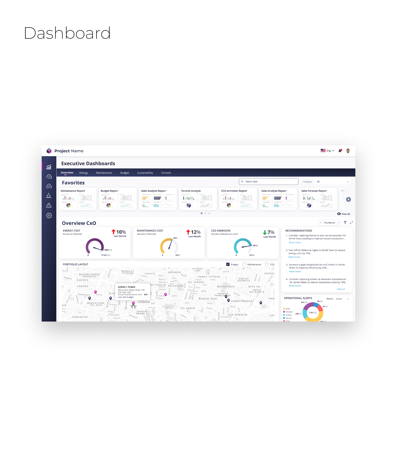 Strategic Building Management Platform mockup 1